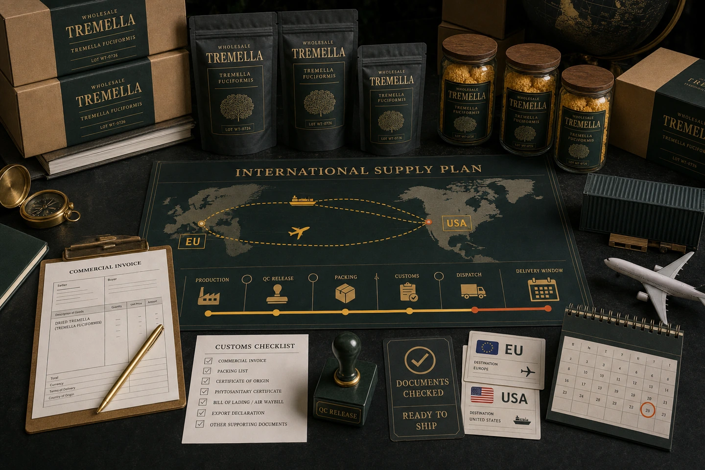 International Supply Planning for a Tremella Catalog - professional Tremella wholesale visual